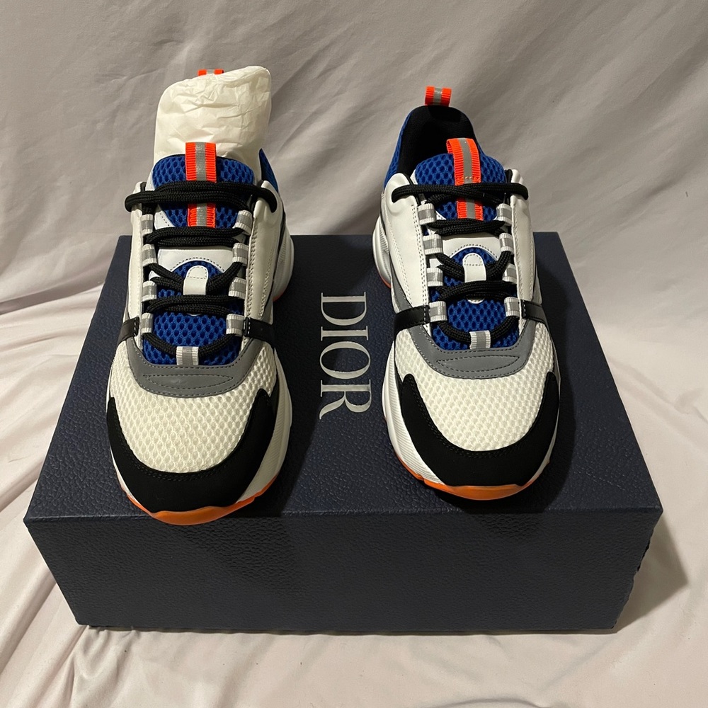 Dior B22 Blue Black Grey Size 39 Mens US 6.5 - Picture 1 of 6